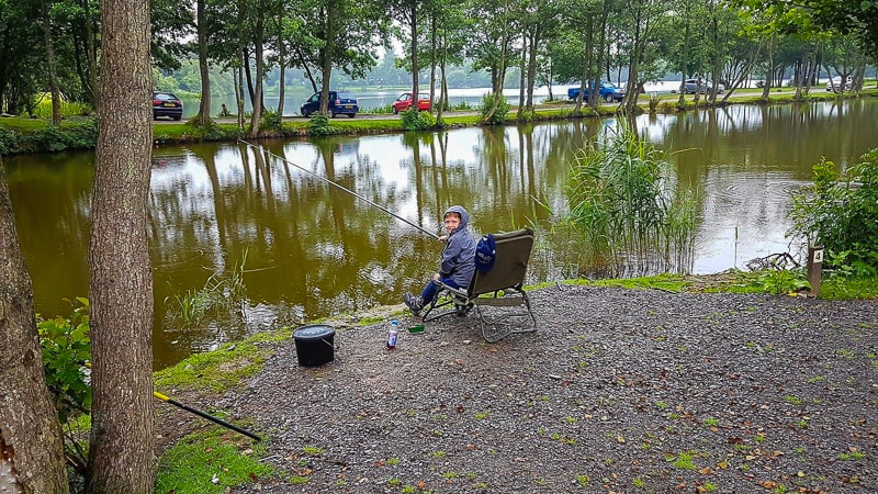 Fishing at Wyreside Lakes